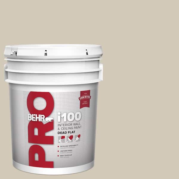 5 gal. #750C-3 Sandstone Cliff Dead Flat Interior Paint
