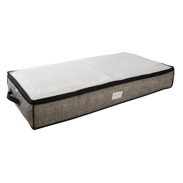 SIMPLIFY Under-the-Bed Storage Bag in Black
