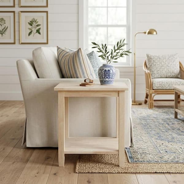 International Concepts Solano Unfinished End Table OT-6E - The