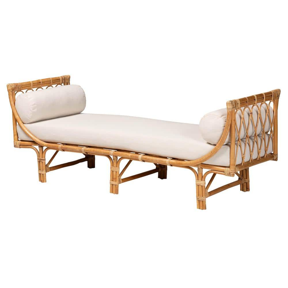 bali & pari Macias Natural Rattan Twin Daybed 239-13405-HD - The Home Depot