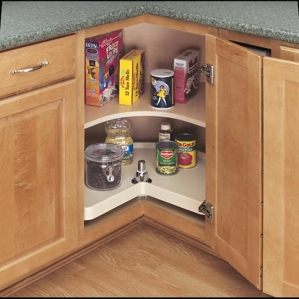 Crazy Susan Kitchen Cabinet Turntable and Snack Organizer with