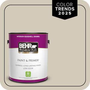 1 gal. Designer Collection #DC-010 Even Better Beige Eggshell Enamel Low Odor Interior Paint & Primer