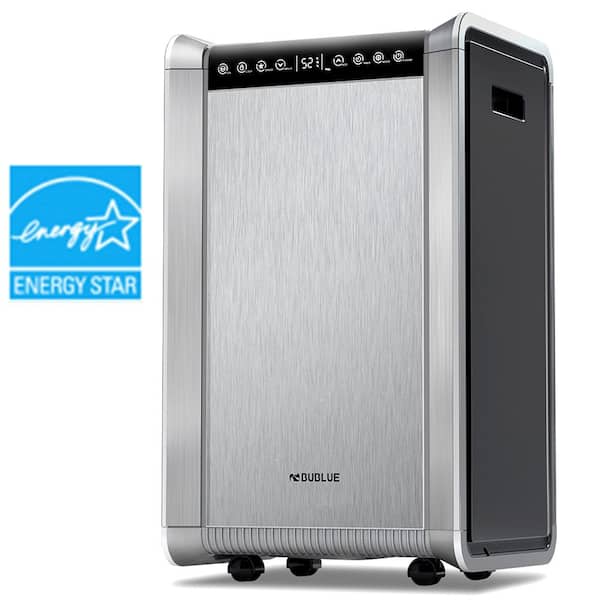 Elexnux 125 pt. 8,500 sq. ft. Commercial Dehumidifier in Metallics with 12-Hour Timer