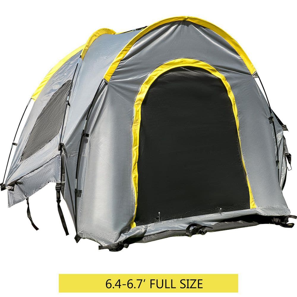 Gray and Yellow 2 Person Camping Tent with Carry Bag