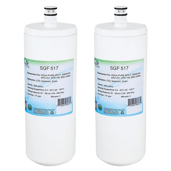 Swift Green Filters SGF-517 Replacement Commercial Water Filter Cartridge for CFS 517, (2-Pack)
