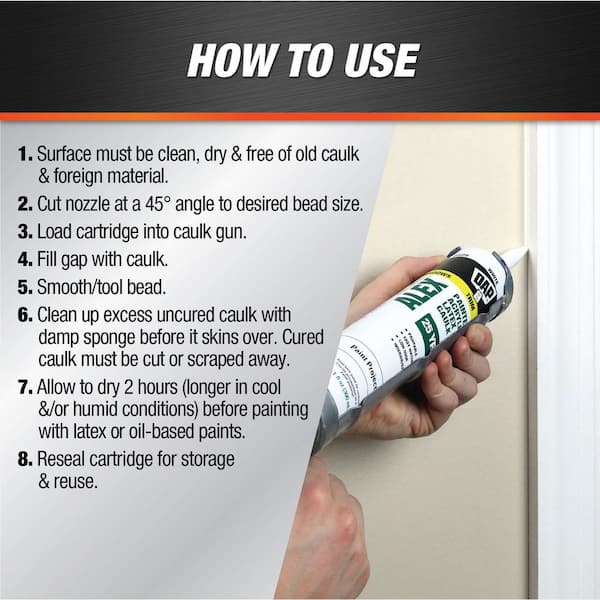 DAP - Alex Painter's 10.1 oz. White All-Purpose Acrylic Latex Caulk