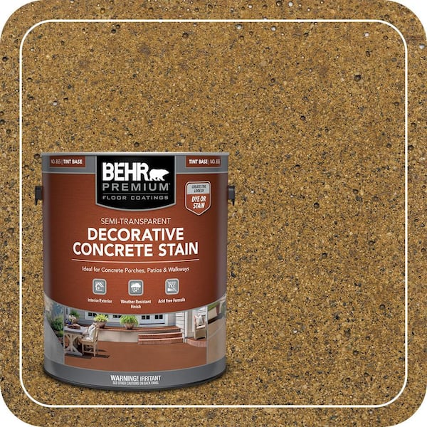 BEHR PREMIUM 1 gal. #DCS-834 Brownstone Semi-Transparent Flat