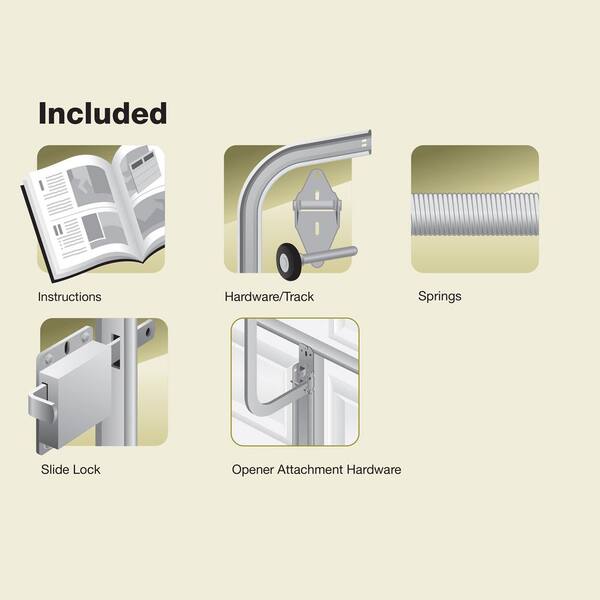 Clopay Classic Collection 8 Ft X 7 Ft 12 9 R Value Intellicore Insulated Solid White Garage Door With Exceptional Hdp13 Sw Sol The Home Depot