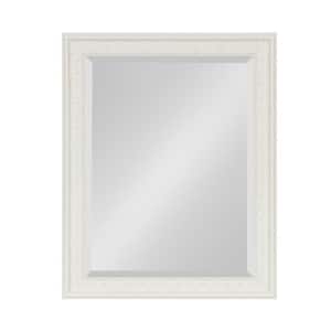 Alysia 17.5 in. W x 23.5 in. H Framed Rectangular Beveled Edge Bathroom Vanity Mirror in White