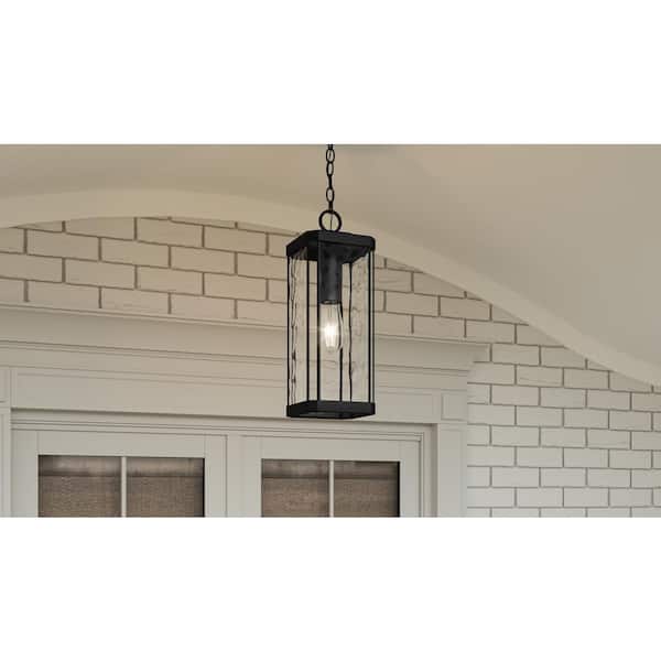 超爆安 1-Light Balchier Quoizel Matte Light Pendant Outdoor Black 置物
