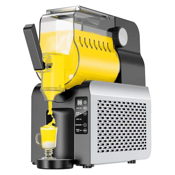 88 oz. Slushie Snow Cone Machine with Self-Cleaning Function Technology, 5-Smart Modes, No Ice Needed, Silver