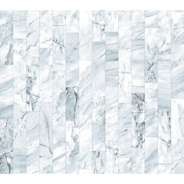 York Wallcoverings 45 sq. ft. Marble Planks Premium Peel And Stick Wallpaper