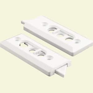 White 1-Pair, Pack of 2 Prime-Line Products F 2722 Vinyl Window Tilt Latch