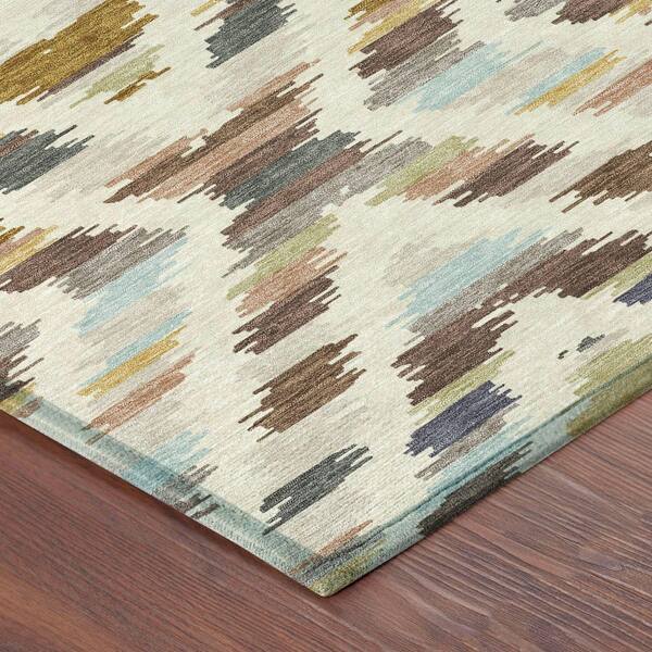 Chantille Machine Washable Indoor/Outdoor Abstract ACN2453 Beige 2 ft. x 3 ft. Accent Rug