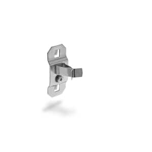 1/4 in. - 1/2 in. Hold Range 7/8 in. Projection Steel Extended Spring Clip for LocBoard (5-Pack)