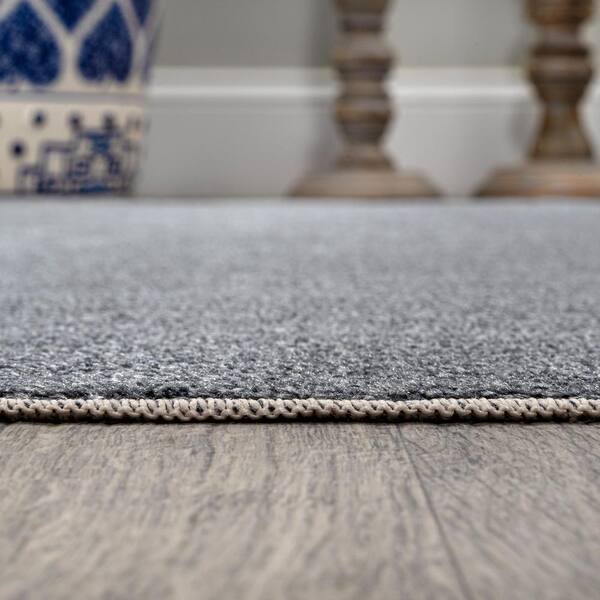 Misty grey_5'*8' 1300gsm pile weight 3cm pile height twisted yarn with  plastic non-woven fabric bottom rolled package area rug