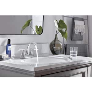 Elmhurst 4 in. Centerset 2-Handle Bathroom Faucet in Chrome