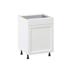 Alton 24 in. W x 24 in. D x 34.5 in. H Painted White Shaker Assembled Base Kitchen Cabinet with a Drawer