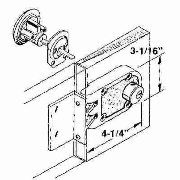 Prime-Line Brushed Brass Double Cylinder Deadbolt Lock