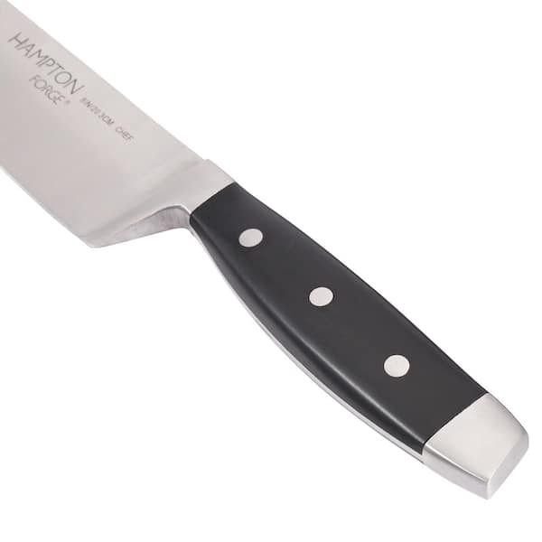 5pc Premier Housewares Grey Knife Set With Clear Storage Block on OnBuy