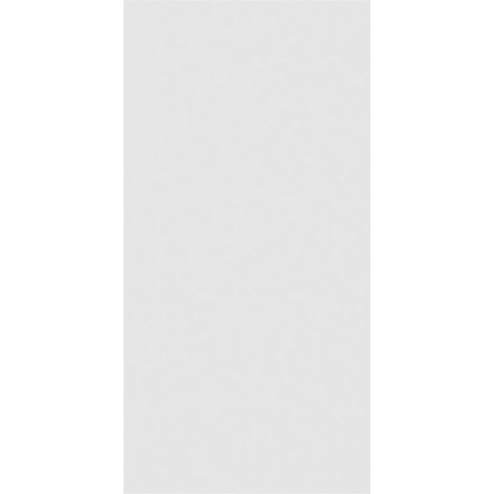 White PVC Standard Foster Plinth Block with Square Edge
