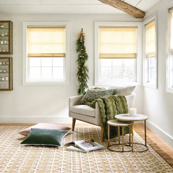 Pembrook Handwoven Wool Ochre 8 ft. x 10 ft. Indoor Area Rug