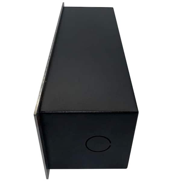 Horizontal Hardwired Grey LED Step or Stair Light, Indoor/Outdoor 3 CCT Color Selectable 3000K to 5000K