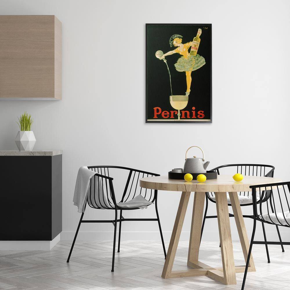 Vintage Pernis Wine Pour by Marcus Jules Black Framed Food Giclee Art Print 30 in. x 20 in. price history on PriceWatchPro