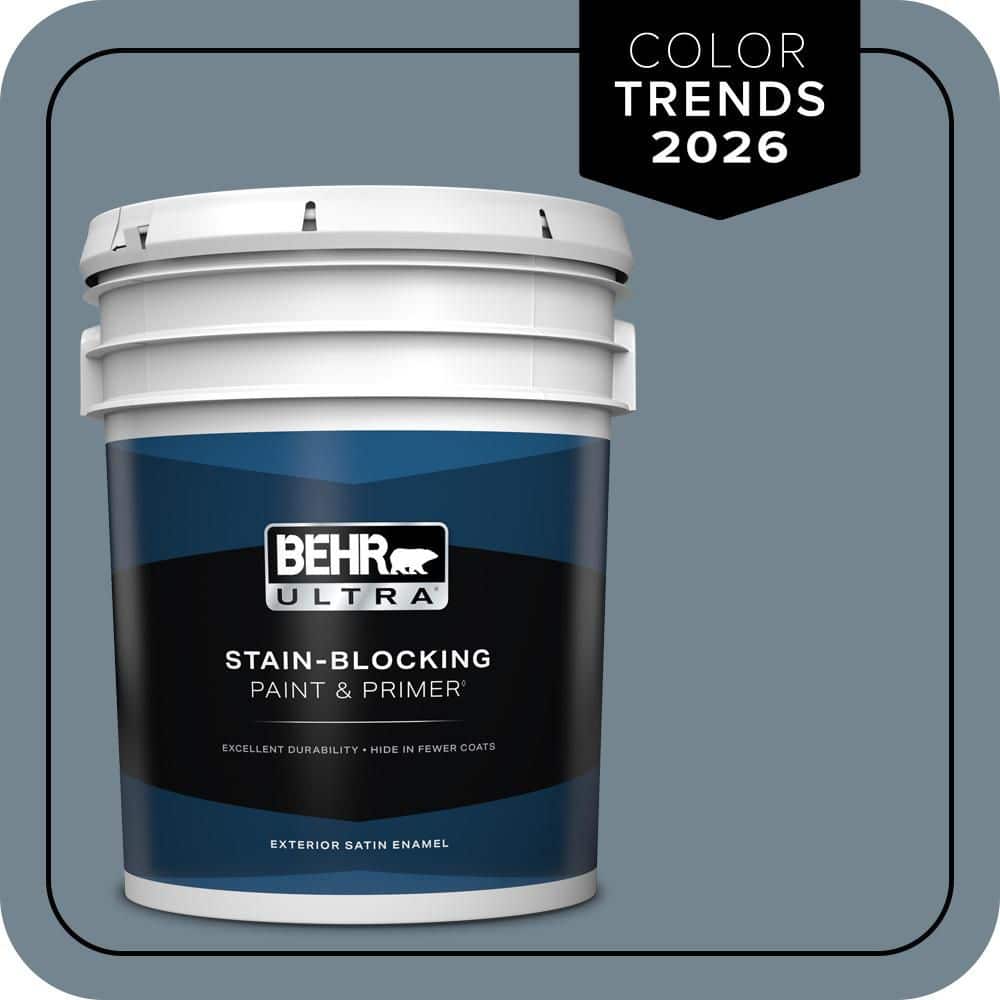 5 gal. #N480-5 Adirondack Blue Satin Enamel Exterior Paint & Primer price history on PriceWatchPro