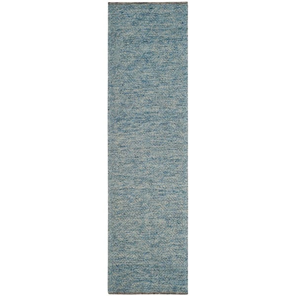 SAFAVIEH Natura Blue 2 ft. x 8 ft. Geometric Runner Rug