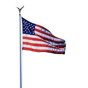 20 ft. Aluminum Flagpole with 3 ft. x 5 ft. U.S. Flag
