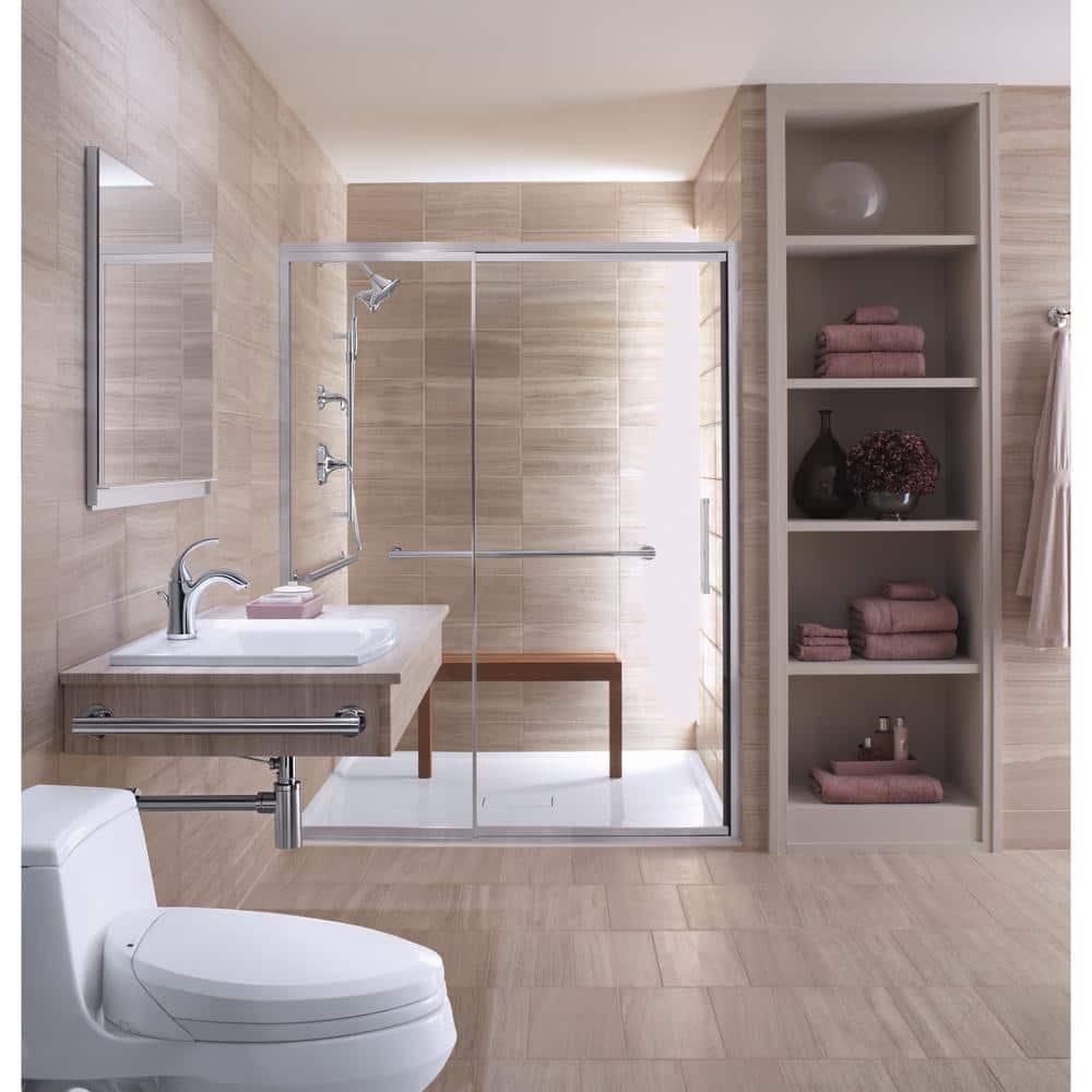 Polished Chrome Single-Function Wall-Mount Showerhead