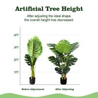 Floworld 4 ft Artificial Monstera Tree Plant in Pot, for Indoor and Outdoor Home Decor-Living Room, Office Flow-B110P1