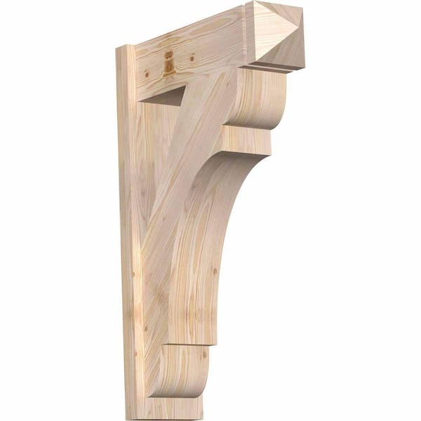 Ekena Millwork 8 in. x 36 in. x 24 in. Olympic Arts and Crafts Smooth Douglas Fir Outlooker