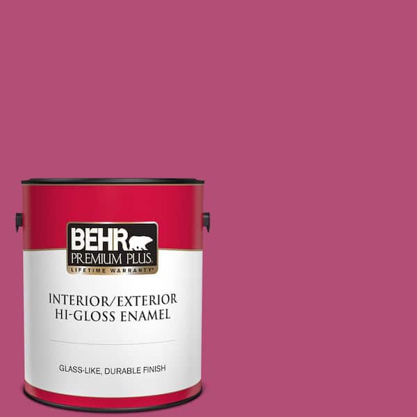 Optage profil Proportional BEHR PREMIUM PLUS 1 gal. #P120-6 Diva Glam Hi-Gloss Enamel  Interior/Exterior Paint-830001 - The Home Depot