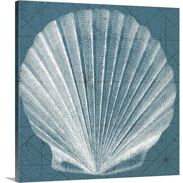 GreatBigCanvas "Coastal Menagerie V" by Vision Studio Canvas Wall Art