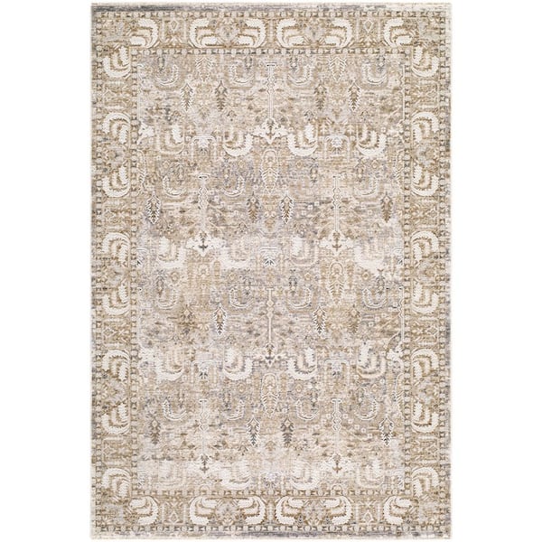 Seclusion SCN-2303 5 ft. x 7 ft. Brown Machine Woven Area Rug