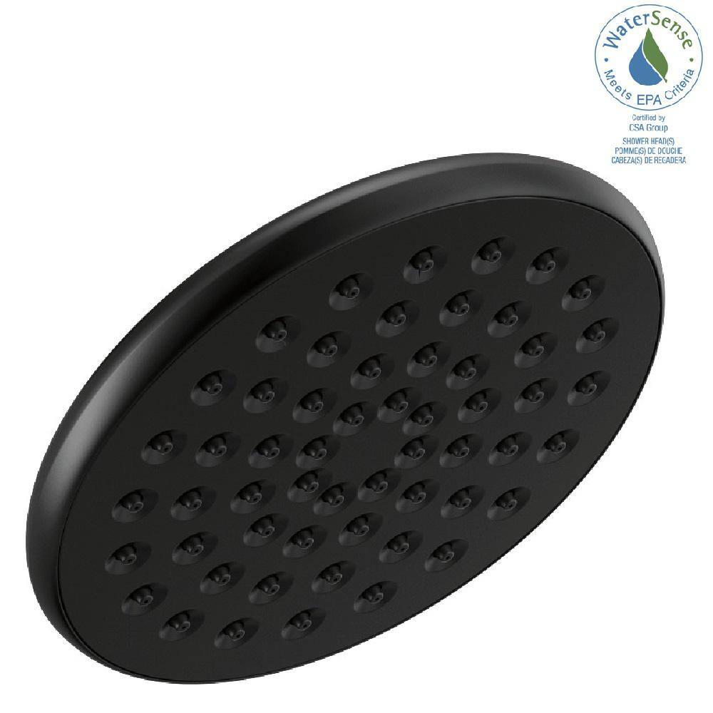 Matte Black Stainless Steel Wall Mounted Rain Shower Head