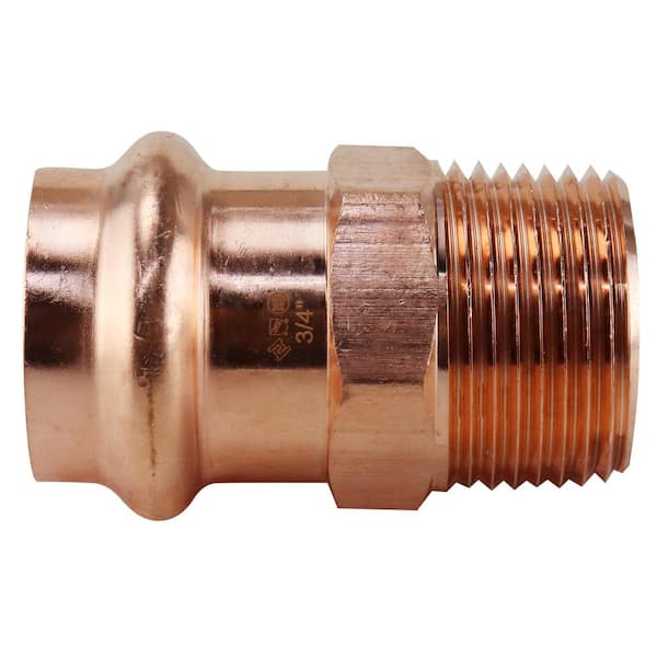 PRESSFAST 3/4 in. x 3/4 in. Copper Press x MPT Male Adapter