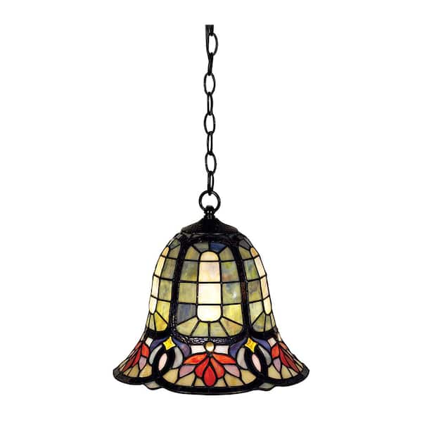 Quoizel Hyacinth 12.25 in. 1-Light Vintage Bronze Mini Pendant