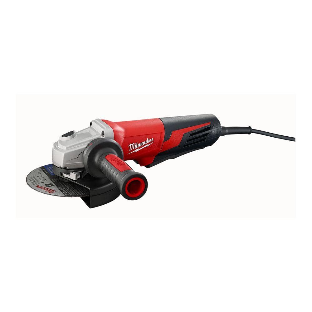 Milwaukee 13 Amp in. Small Angle Grinder with Paddle Switch 6161-31 The  Home Depot