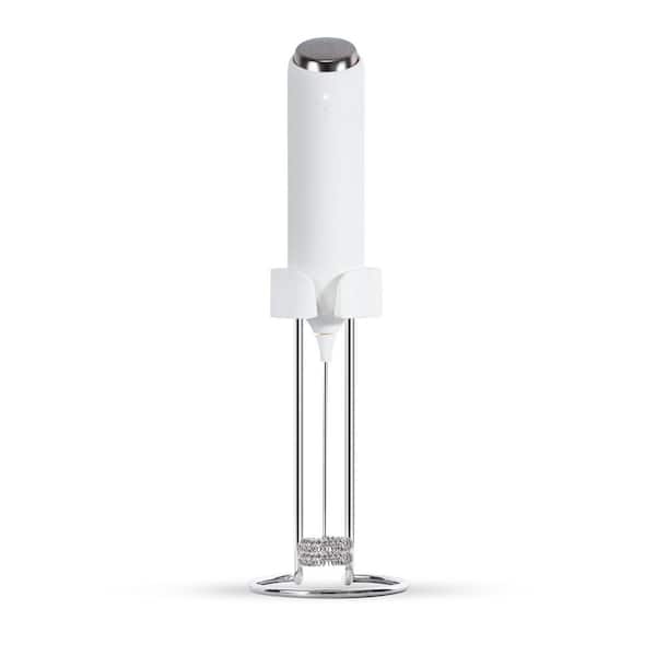 Handheld Milk Frother with USB-C Stand, Electric Coffee Drink Mixer and Mini Whisk