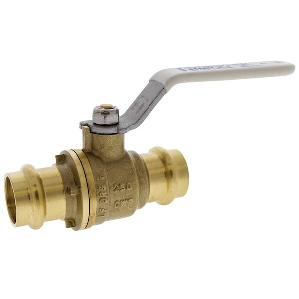 2 in. Brass Alloy Lead-Free Press Full Port Ball Valve