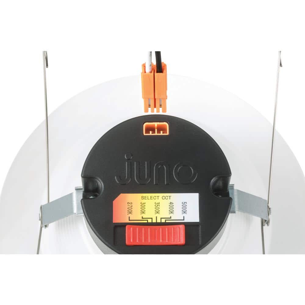 6-Inch White Aluminum LED Retrofit Recessed Lighting Kit