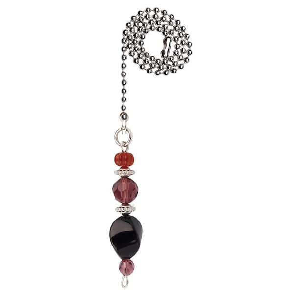 Westinghouse Burgundy and Orange Beads Pull Chain