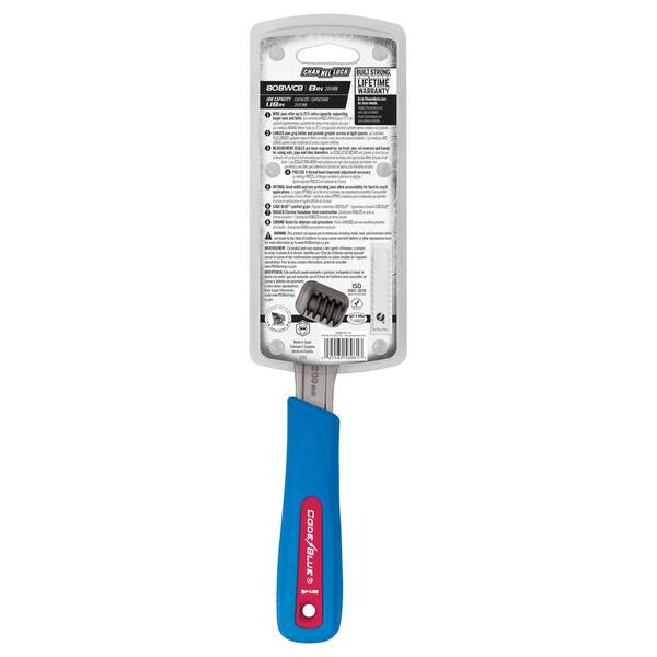 Channellock 8 in. Adjustable Wrench 808WCB - The Home Depot