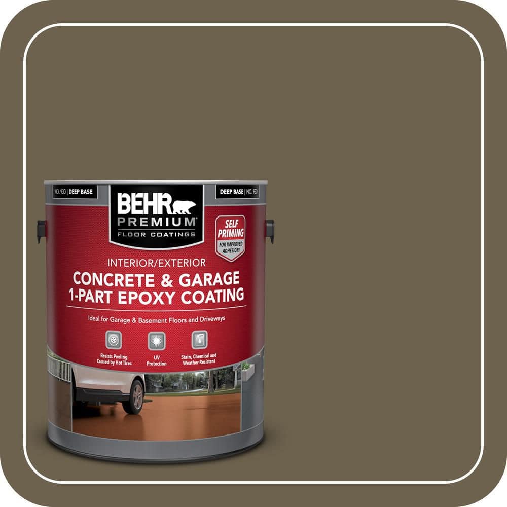 1 gal. #N310-7 Classic Bronze Self-Priming 1-Part Epoxy Satin Interior/Exterior Concrete and Garage Floor Paint price history on PriceWatchPro