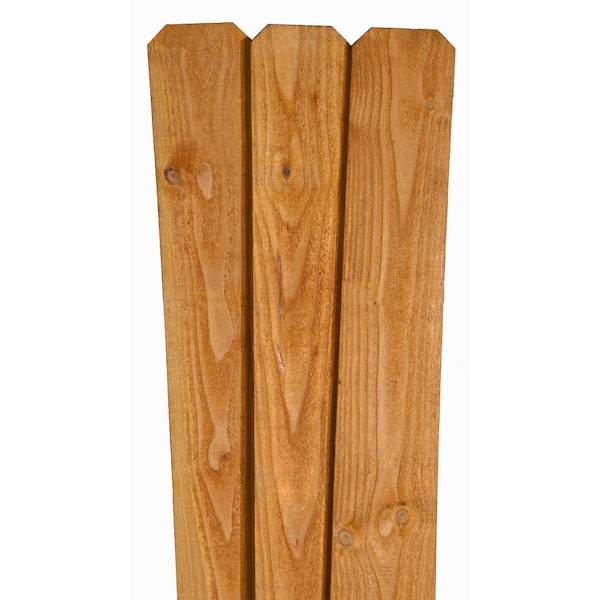 1x6x6 cedar fence shop boards home depot