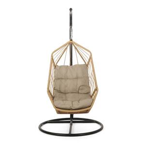 noble house carlan wicker swing chair