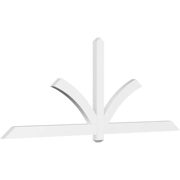 Ekena Millwork Redmond 96 in. W x 36 in. H x 2 in. D Signature Polyurethane Bracket